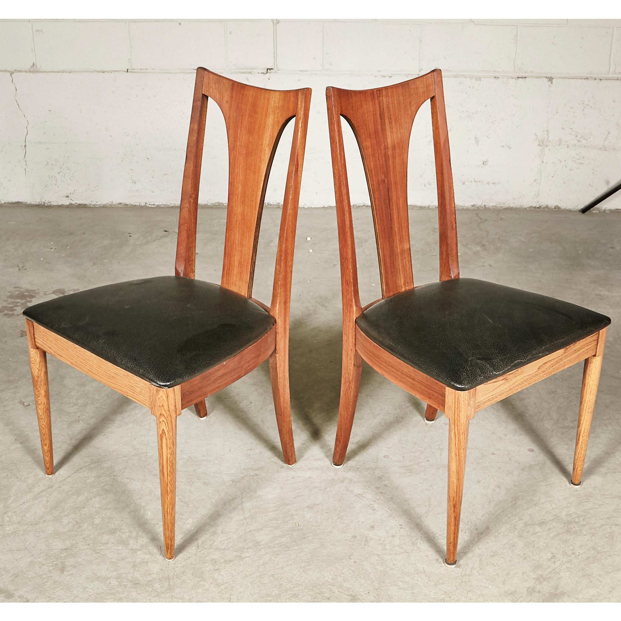 American 1960s Brasilia-Style Dining Chairs, Set of 4 For Sale