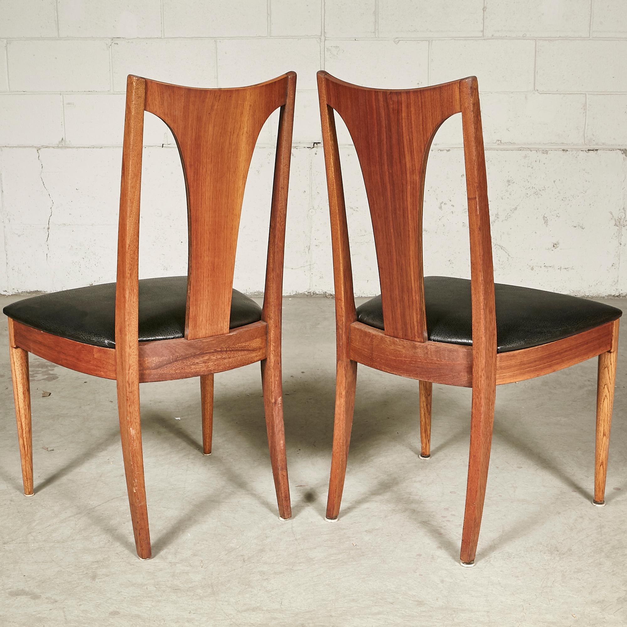 20th Century 1960s Brasilia-Style Dining Chairs, Set of 4 For Sale