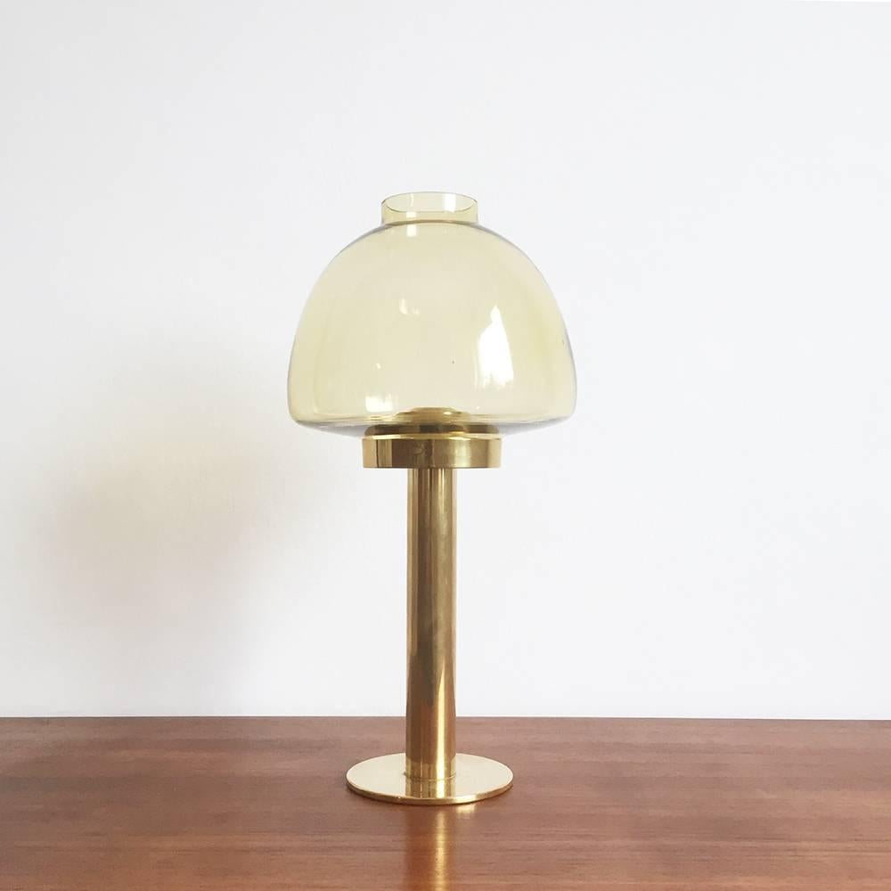 1960s Brass and Glass ‘Claudia’ Candleholder Made by Hans-Agne Jakobsson 3