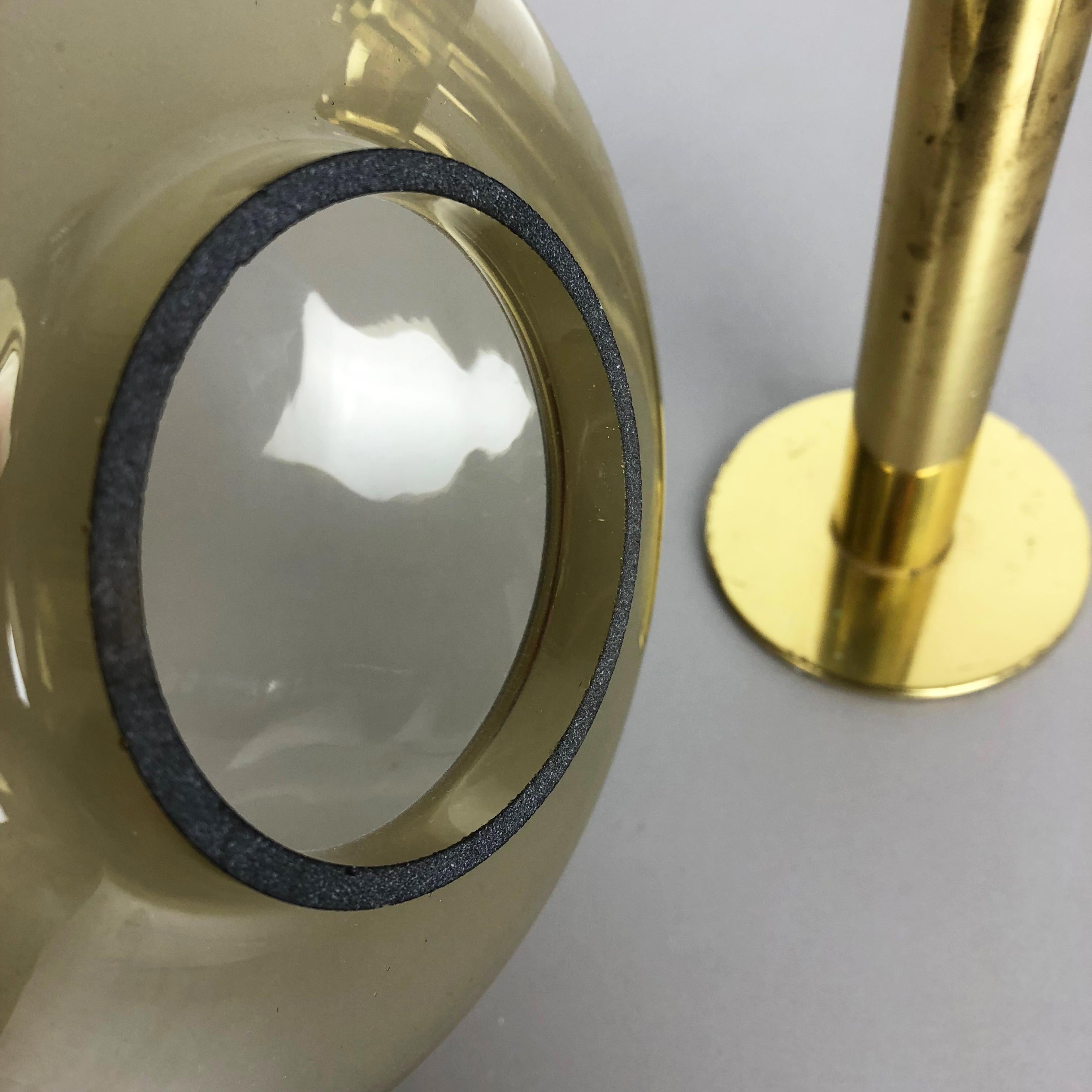 1960s Brass and Glass 