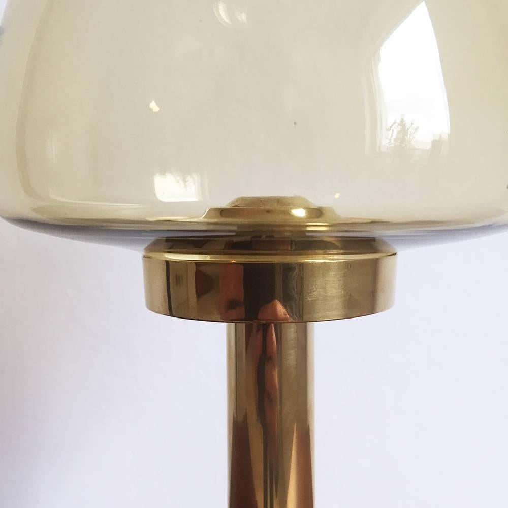 1960s Brass and Glass ‘Claudia’ Candleholder Made by Hans-Agne Jakobsson In Good Condition In Kirchlengern, DE