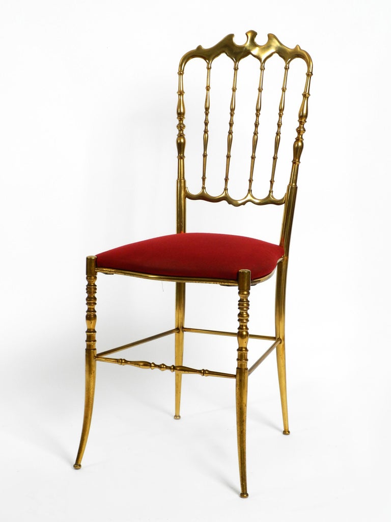1960s Brass Chiavari Chair Designed by Giuseppe Gaetano Descalzi at 1stDibs