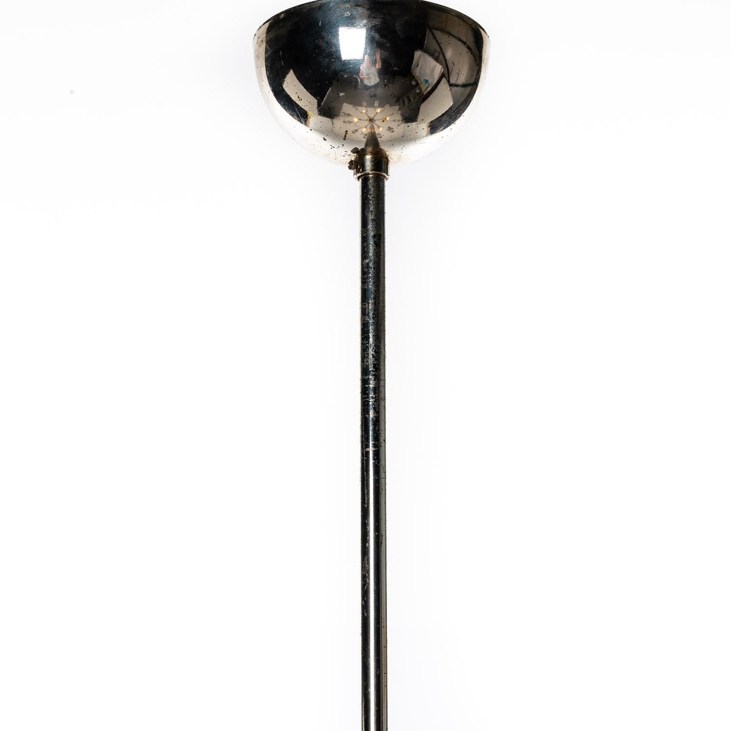 Lampadario in ottone e cristallo di Gaetano Sciolari degli anni '60 in vendita 2