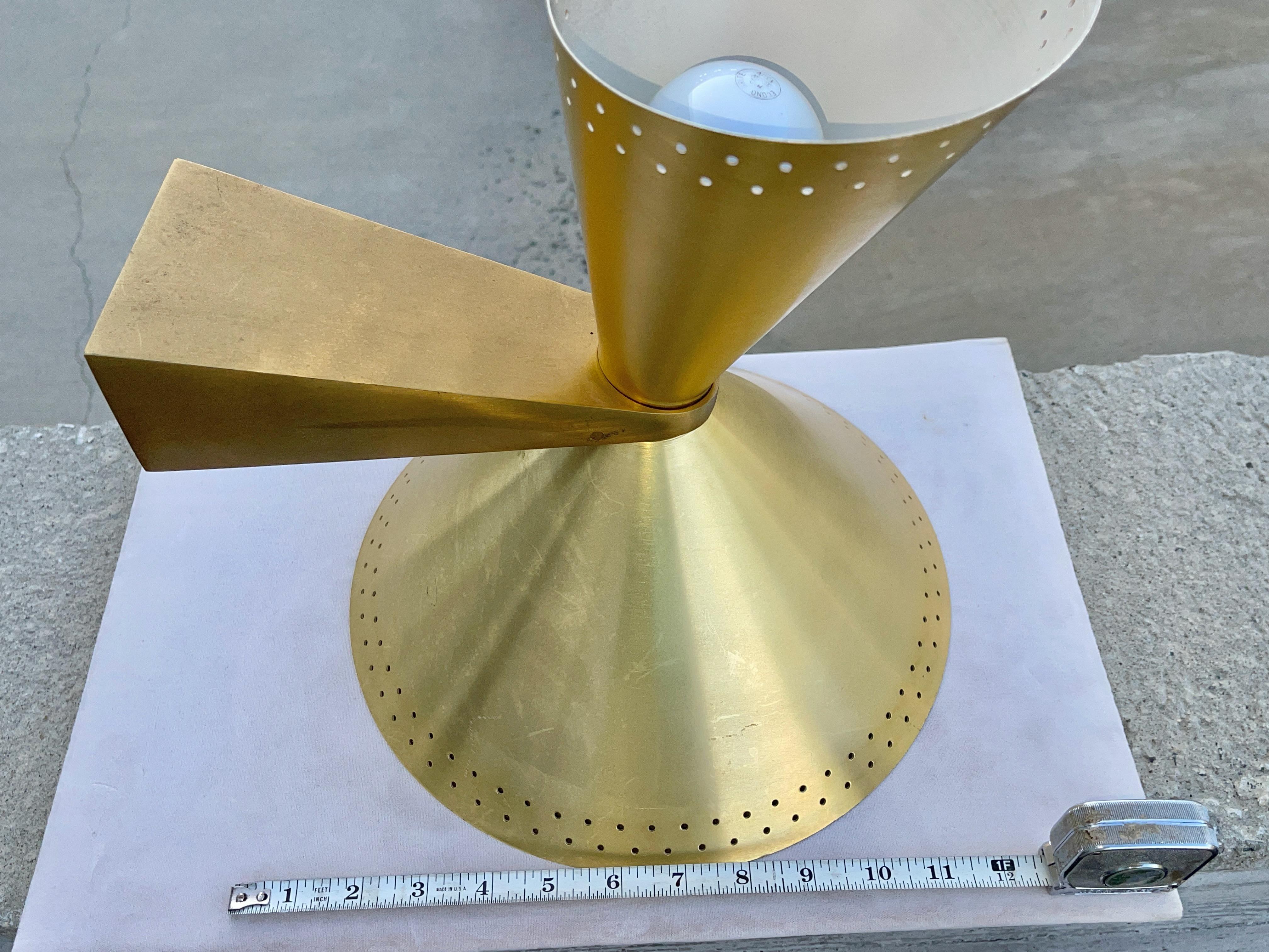 1960's Messing Diabolo Sconce Up & Down Lighter im Angebot 7