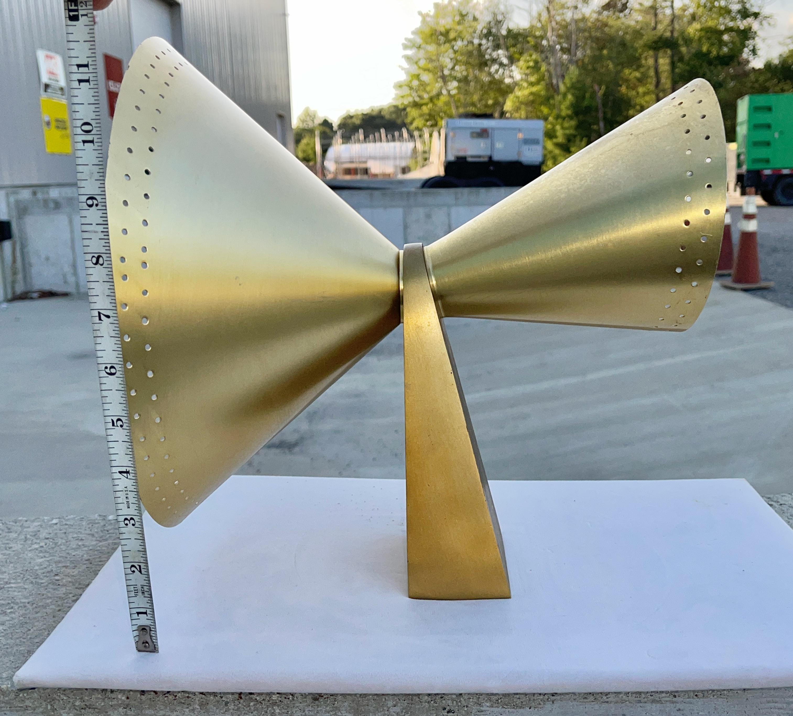 1960's Messing Diabolo Sconce Up & Down Lighter im Angebot 8