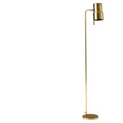1960s Brass Floor Lamp by Hans-Agne Jakobsson – Model G 154/3, Swedish Design