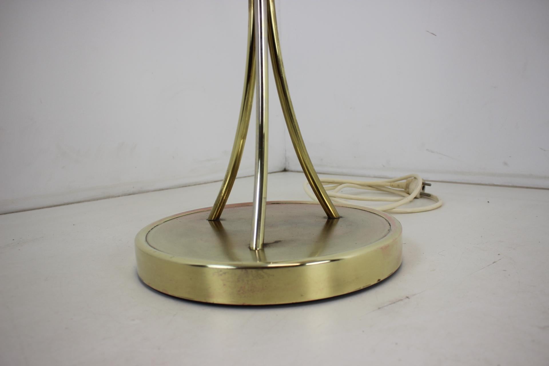 1960s Brass Floor Lamp, Czechoslovakia For Sale 5