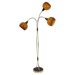 1960s Brass Floor Lamp, Czechoslovakia