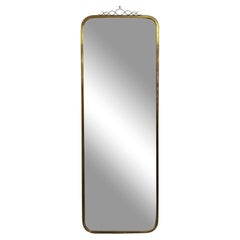 Mid-Century Brass Mirror by Münchner Zierspiegel, Germany, Circa 1960s