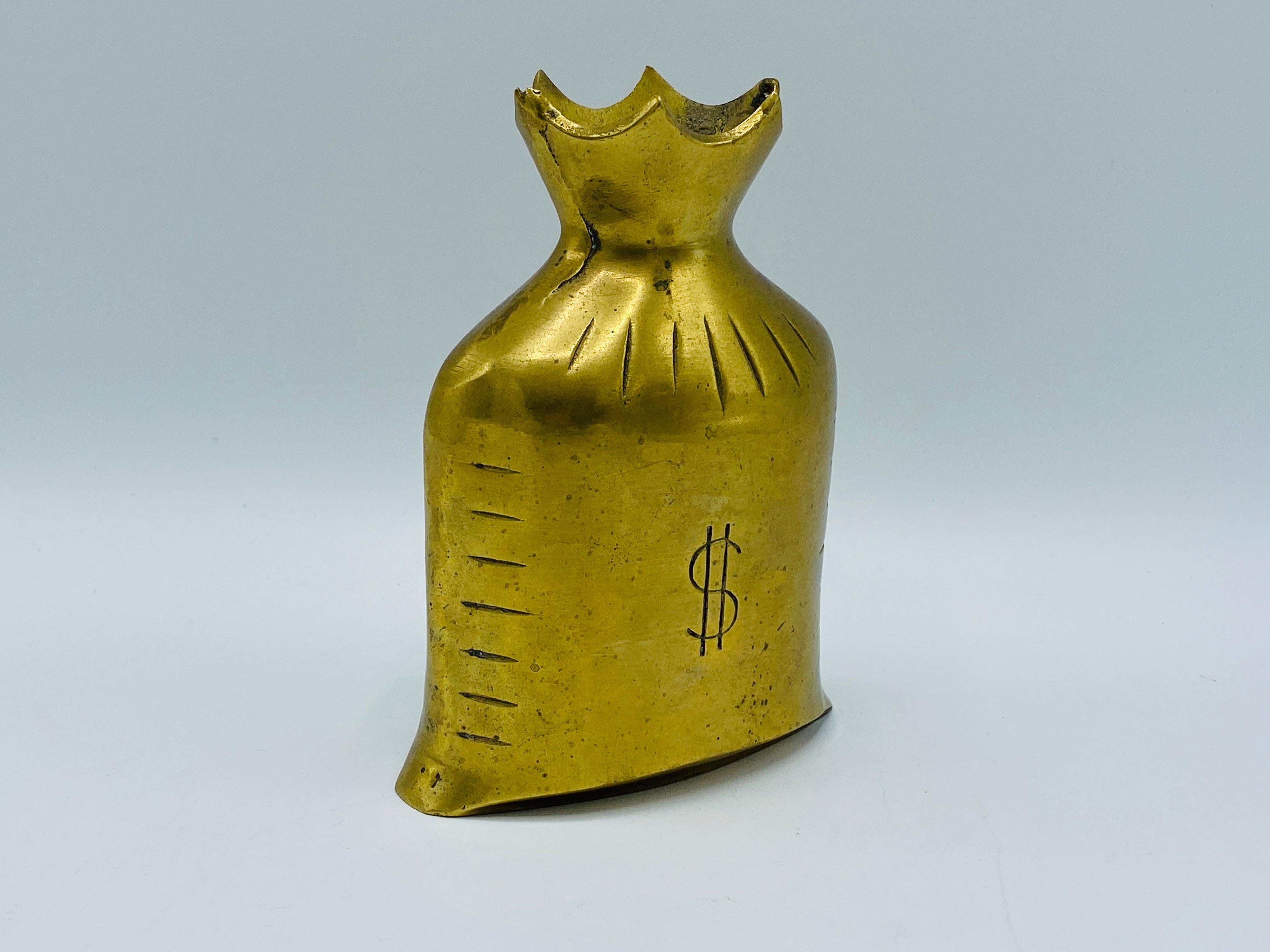 1960s Brass Money '$' Bag 5