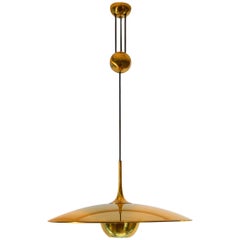 1960s Brass Onos 55 Counterbalance Pendant by Florian Schulz