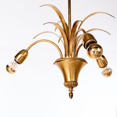 1960's Brass Pendant in Style of Maison Charles