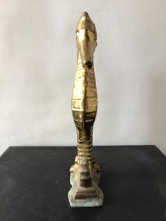 1960s Brass Seahorse