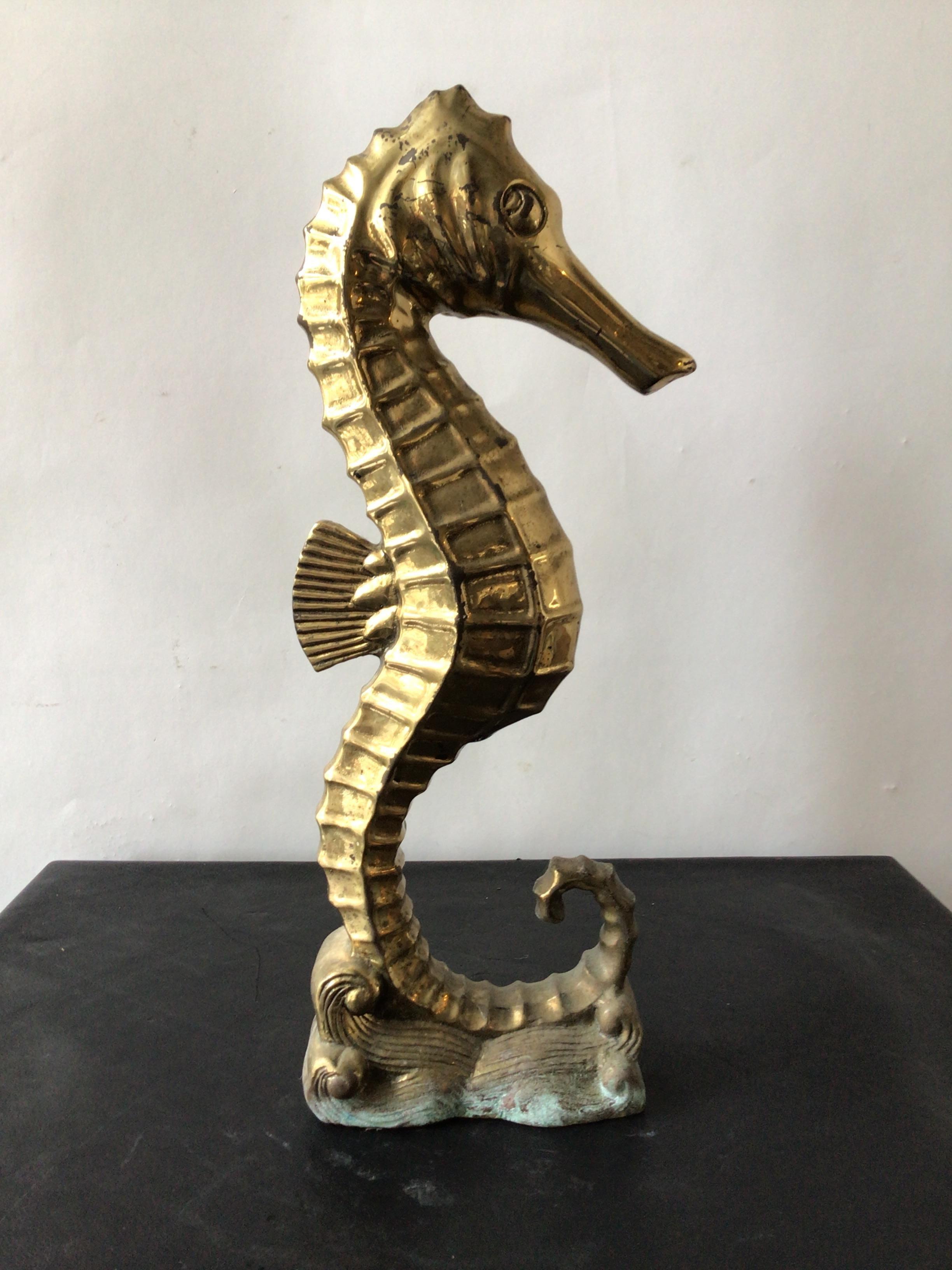 1960s Brass Seahorse 2