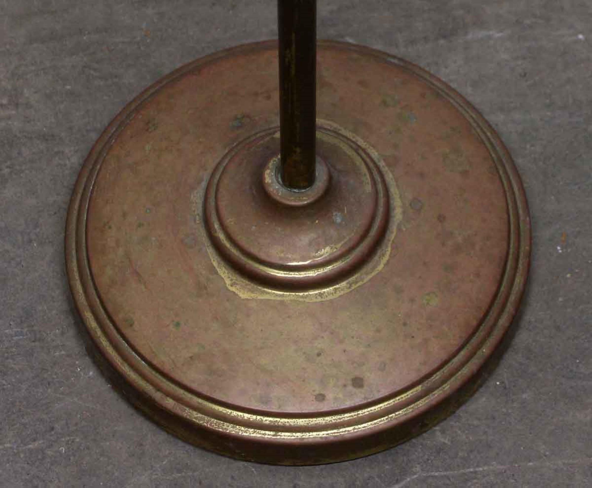 North American 1960s Brass Silent Butler or Valet Men's Suit Stand with 2 Racks Original Patina