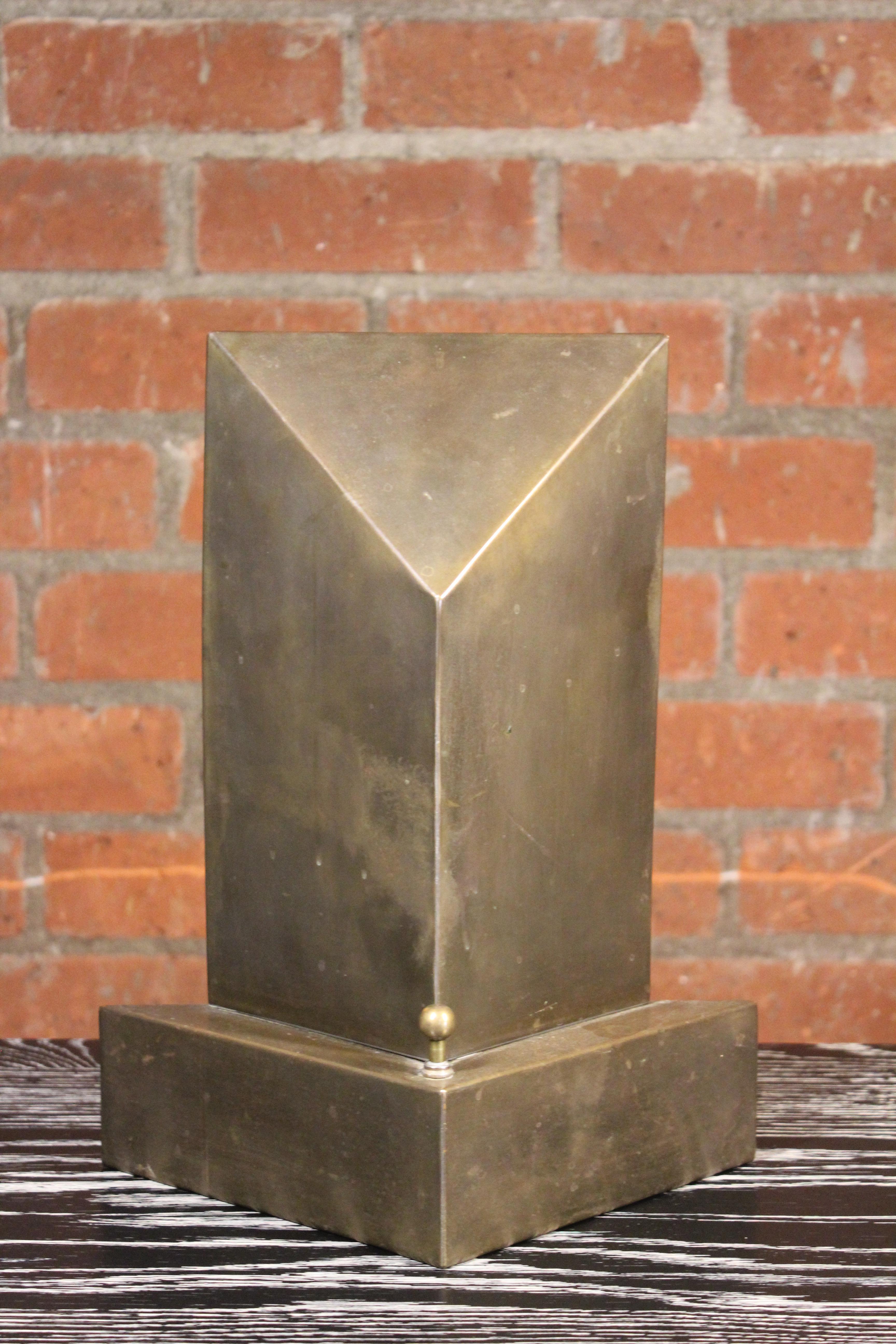 1960s Brass Table Lamp In Good Condition In Los Angeles, CA