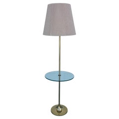 1960s Brass Table Tulip Floor Lamp by Bill Curry for Laurel