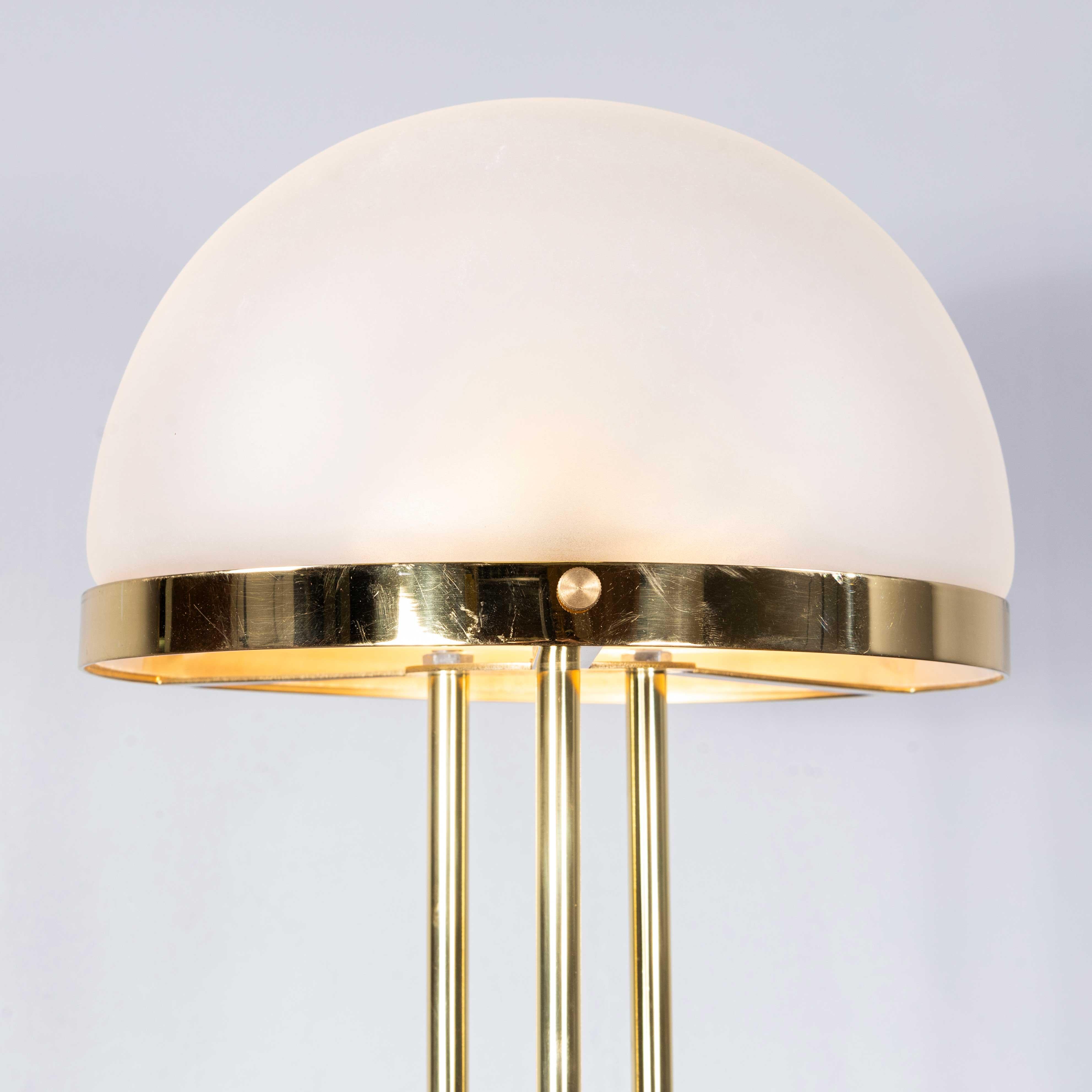1960's Brass Three Column Desk Original Lamp By  Kamenicky Senov For Sale 3