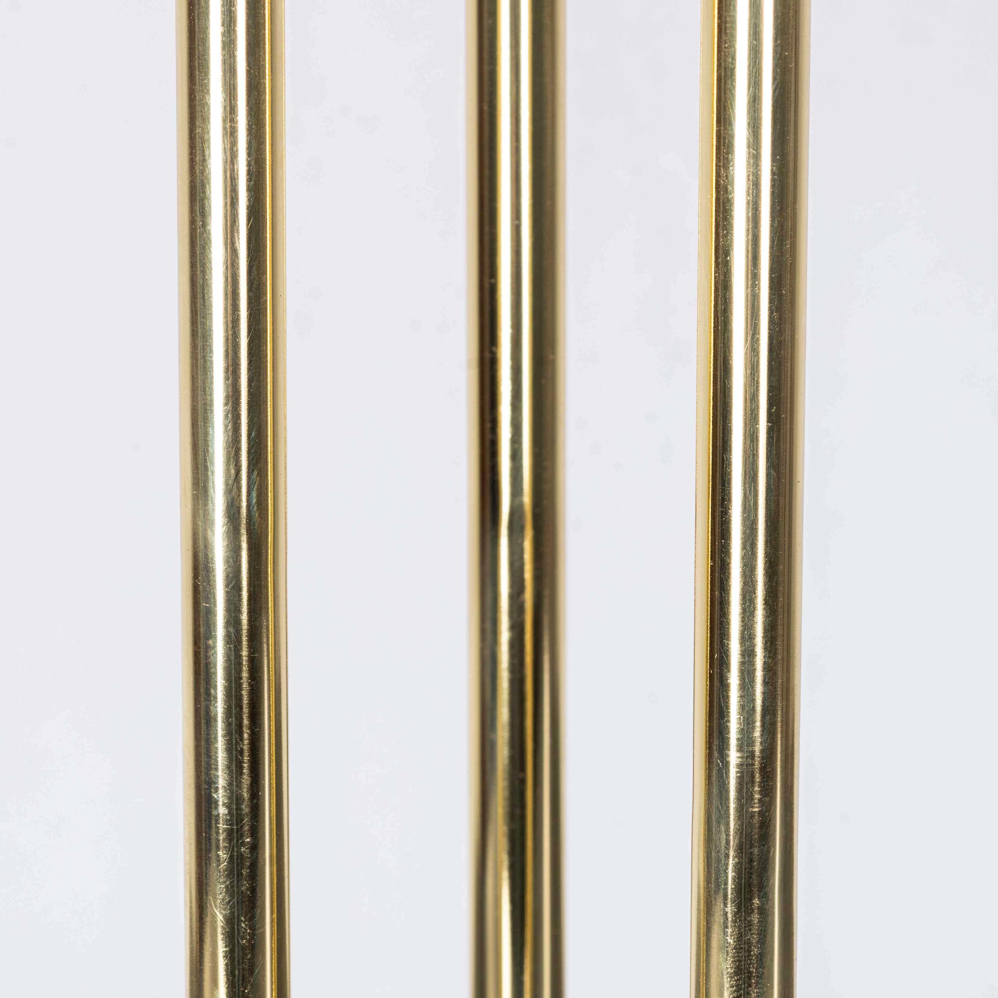 1960's Brass Three Column Desk Original Lamp By  Kamenicky Senov For Sale 4