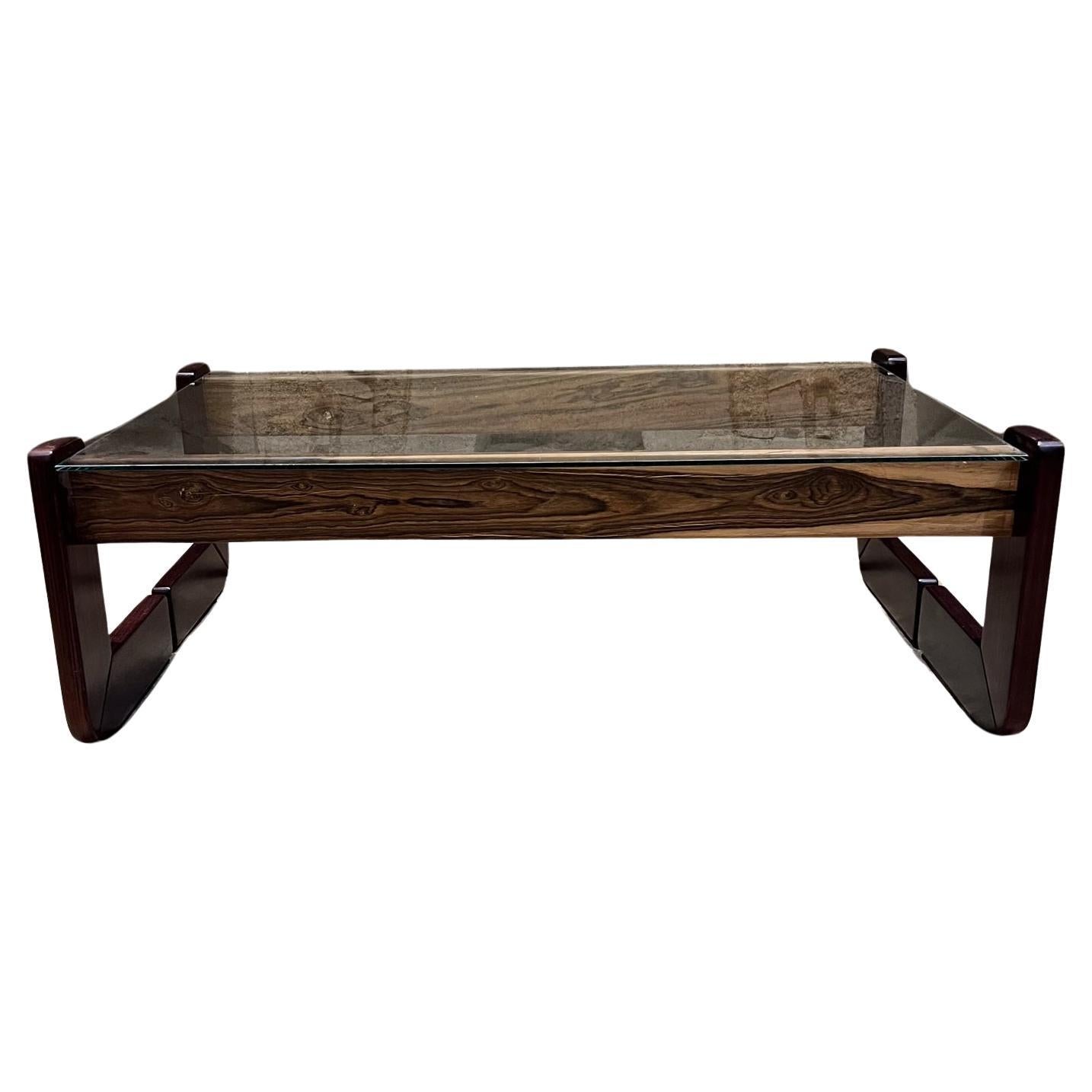 1960s Percival Lafer Exotic Wood Coffee Table Brazil