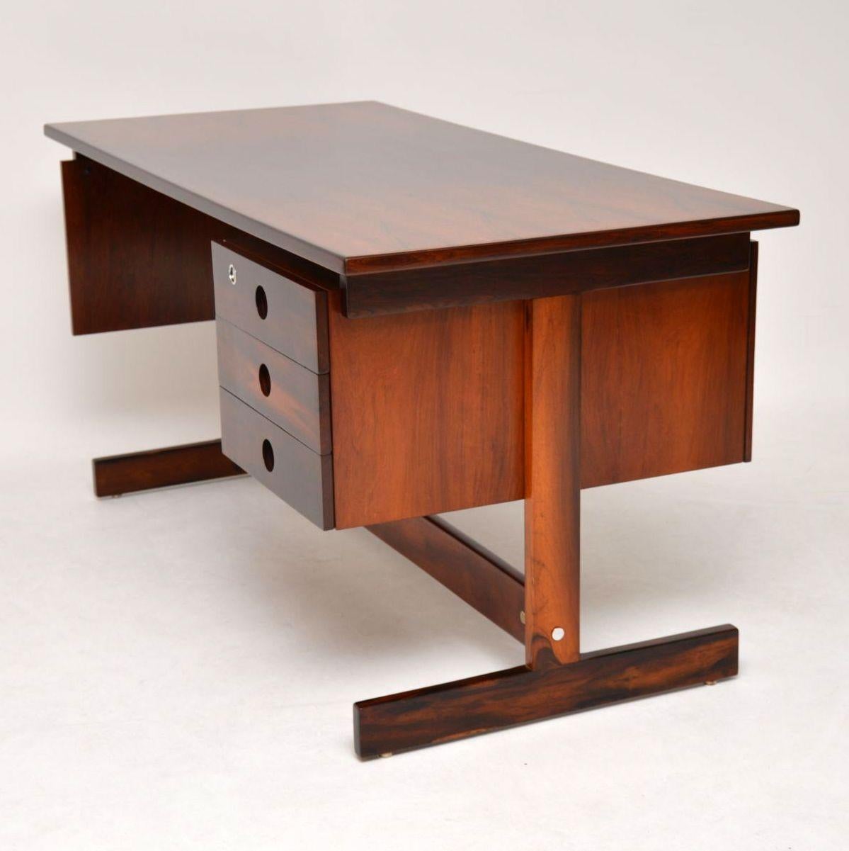 Wood 1960s Brazilian ‘Clara’ Desk by Sergio Rodriguez