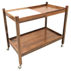 1960s Brazilian Drinks Trolley Bar Cart Designed by Sergio Rodrigues 