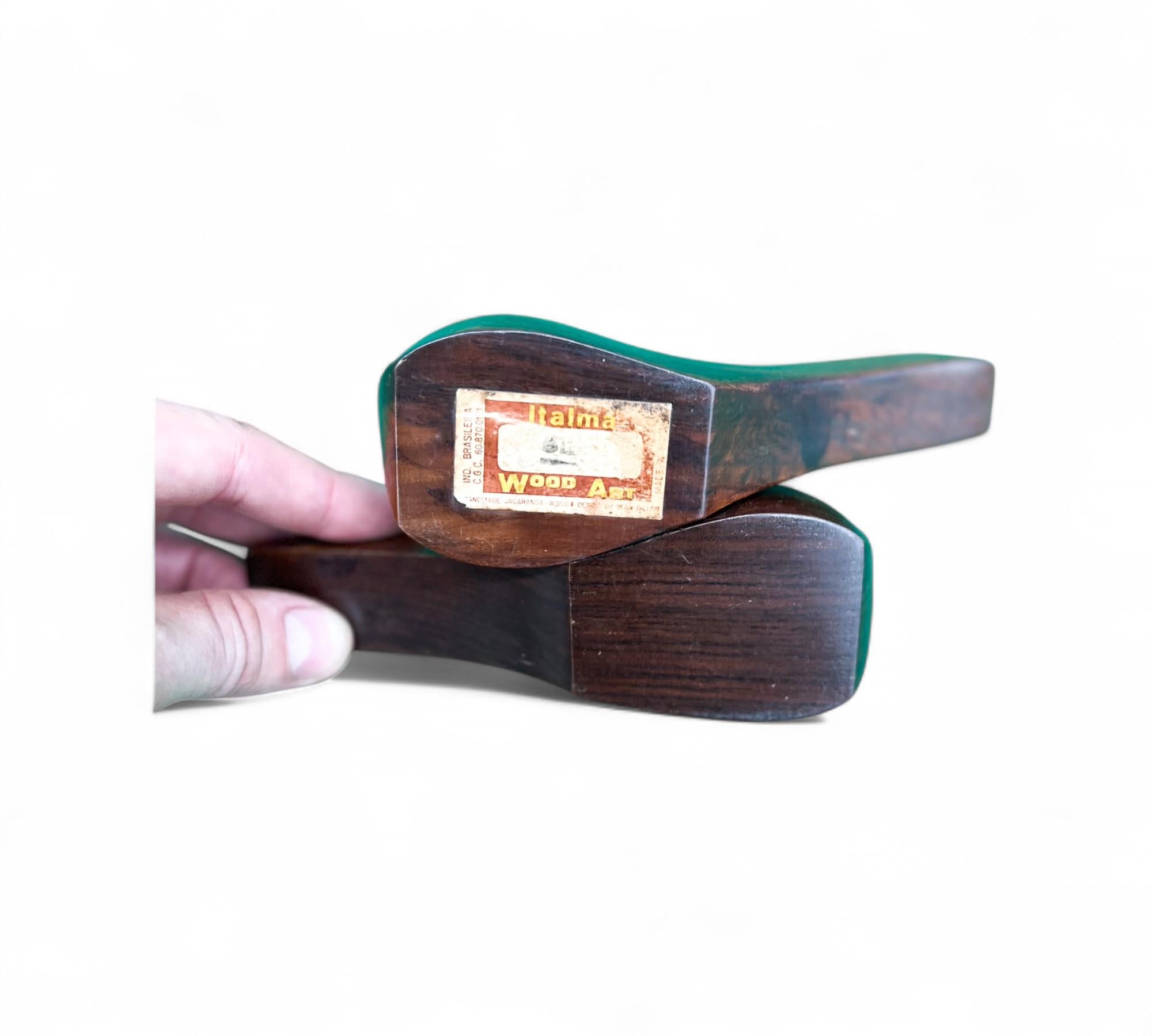 Mid-Century Modern Porte-pipes moderne brésilien des années 1960 en bois de rose de Jean Gillon en vente