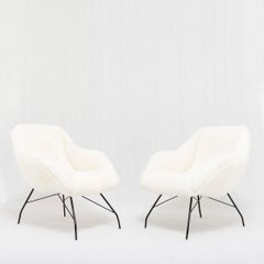 1960's Brazilian Pair of 'Shell' Armchairs by Martin Eisler & Carlo Hauner