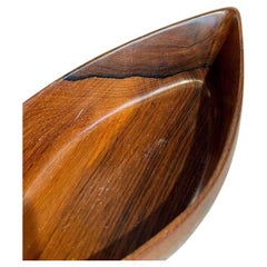 Vintage 1960s Brazilian Rosewood Bowl by Jean Gillon for Wood Art