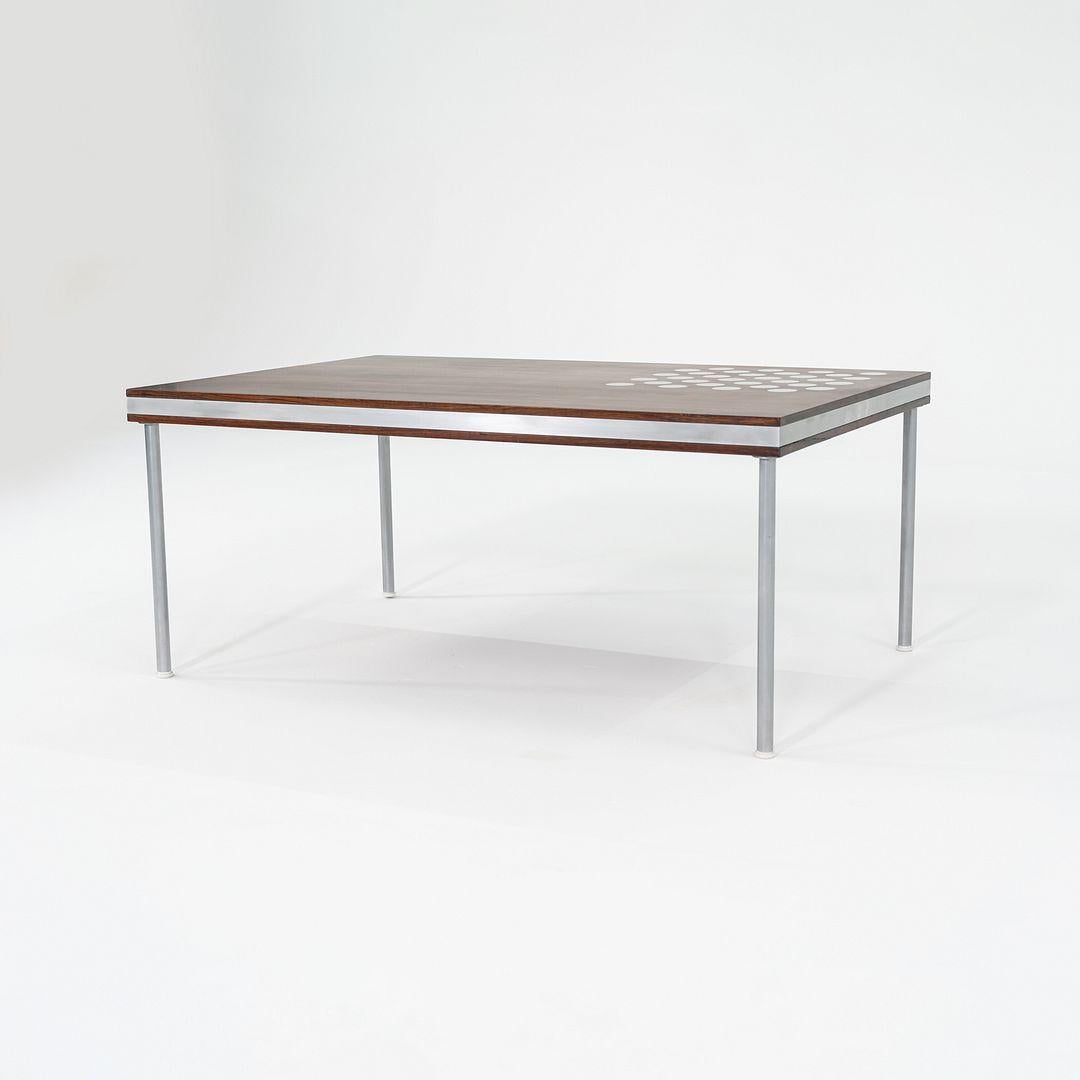Brasilianischer Schach-/Kaffeetisch aus Rosenholz von Poul Cadovius für France and Son, 1960er Jahre (Aluminium) im Angebot