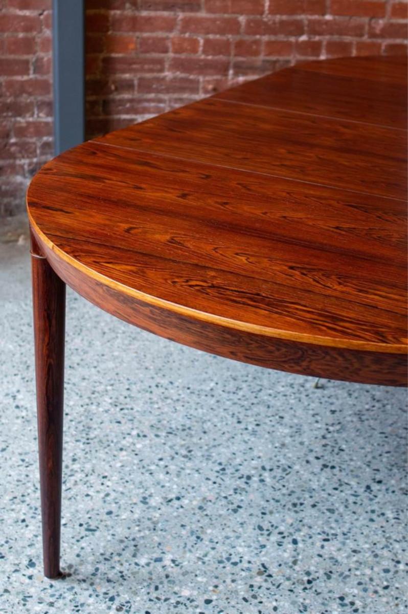 1960s Brazilian Rosewood Dining Table by Severin Hansen 3