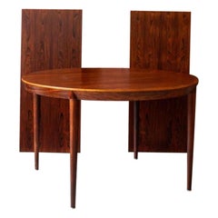 Mesa de comedor de palisandro brasileño de los años 60, por Severin Hansen