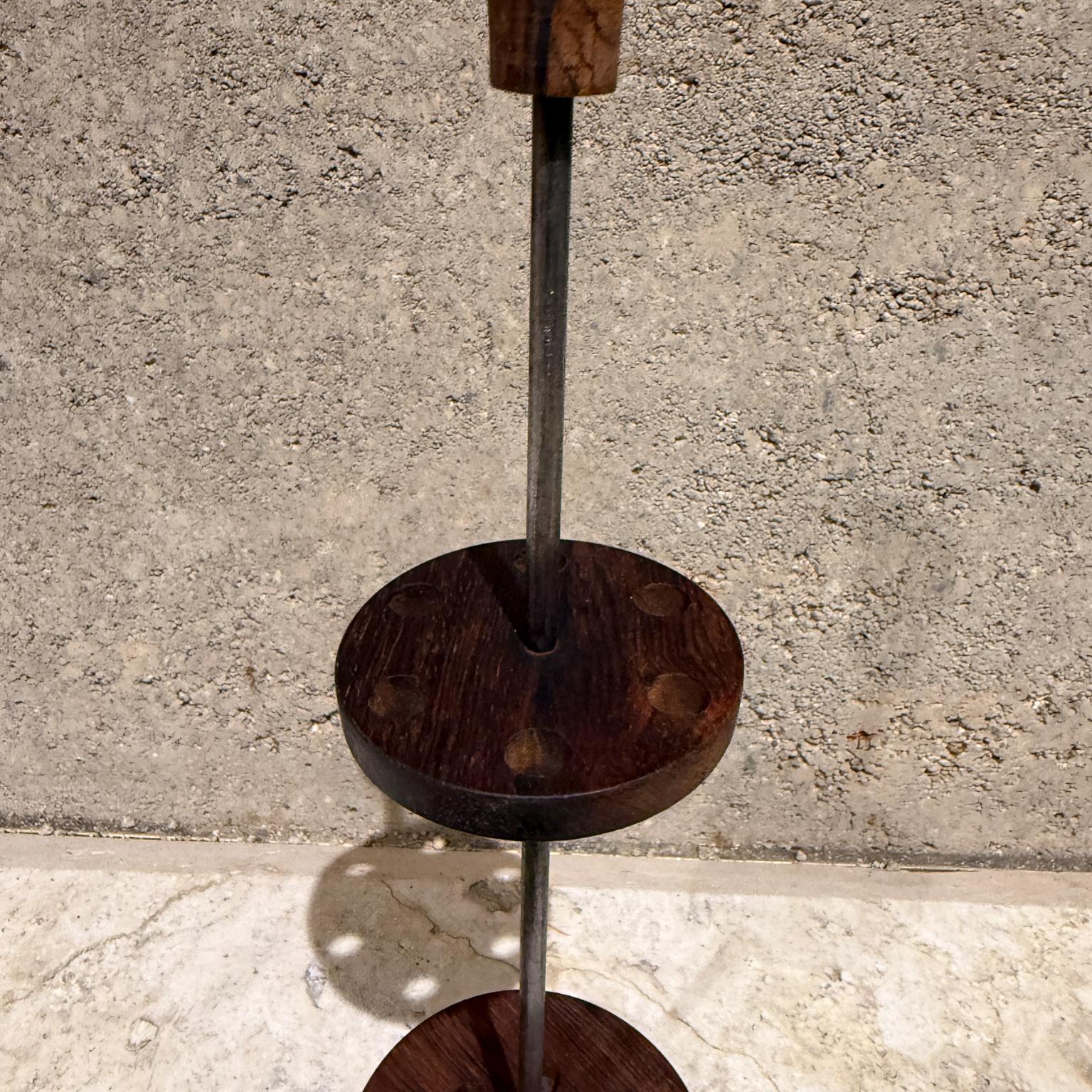 1960s Brazilian Rosewood Fondue Fork Holder For Sale 6