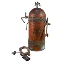 1960s Cappamore Espresso Coffee Maker Machine Copper & Brass Italy