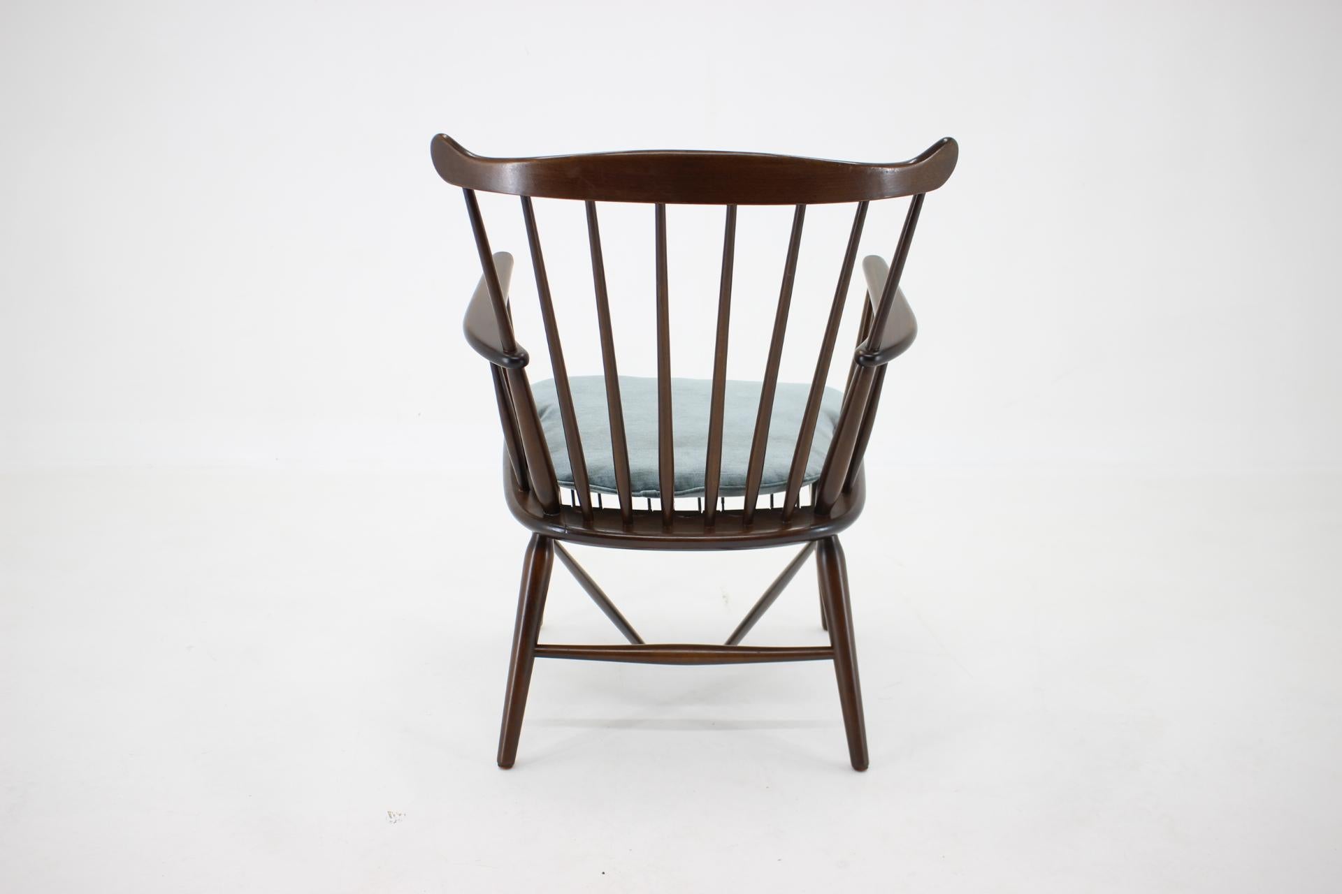 1960s Børge Mogensen Chair for FDB Møbler, Denmark In Good Condition For Sale In Praha, CZ