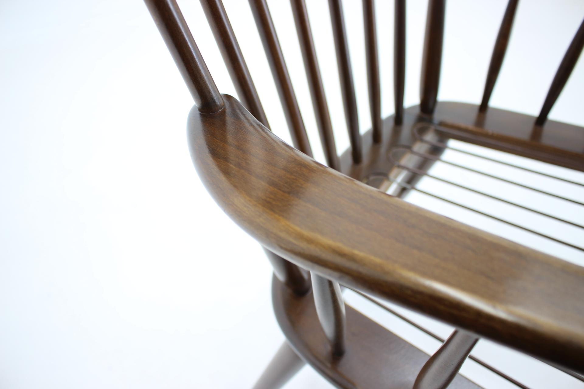 Wood 1960s Børge Mogensen Chair for FDB Møbler, Denmark For Sale