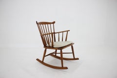 1960s Børge Mogensen Rocking Chair for FDB Møbler, Denmark