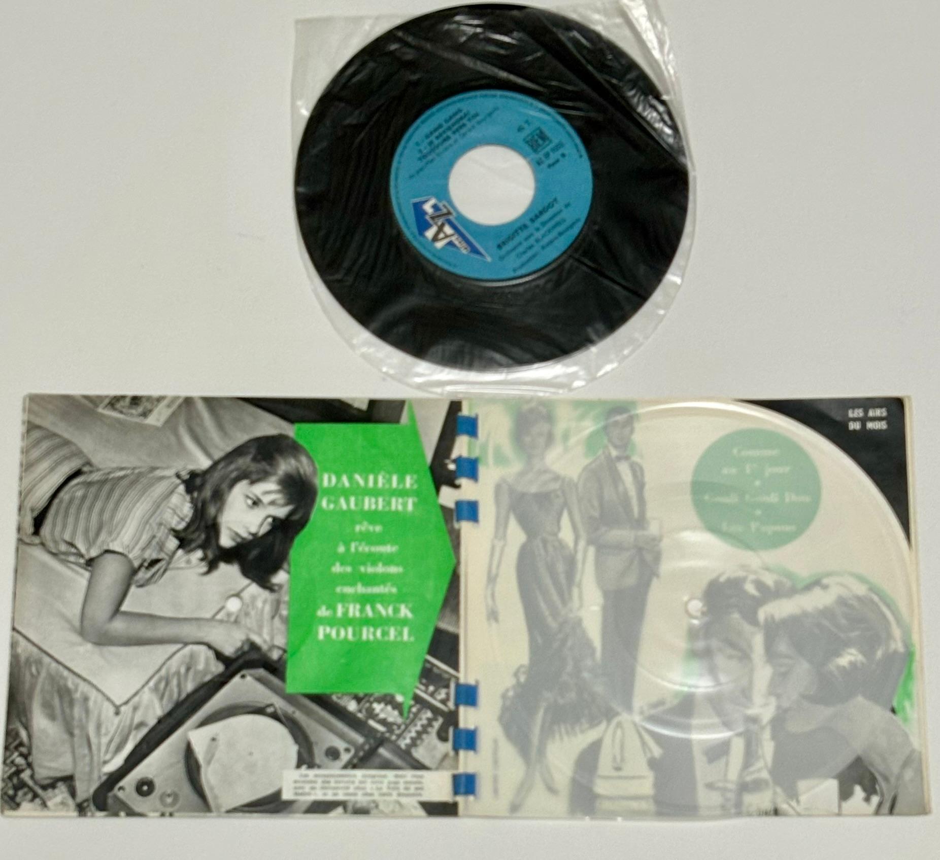Mid-Century Modern 1960s Brigitte Bardot record albums For Sale