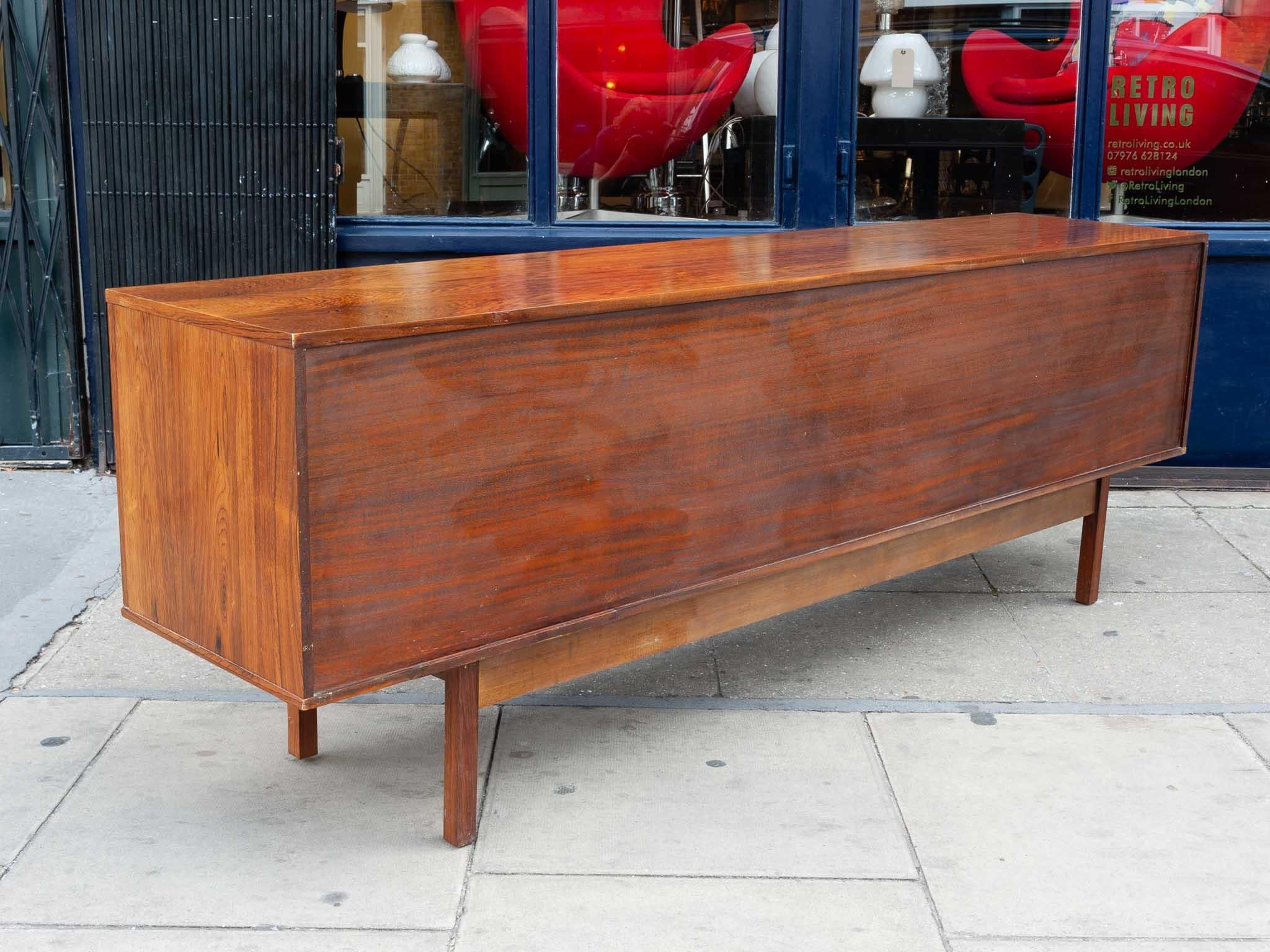 1960s British Bath Cabinet Makers Rosewood Polished Sideboard 6