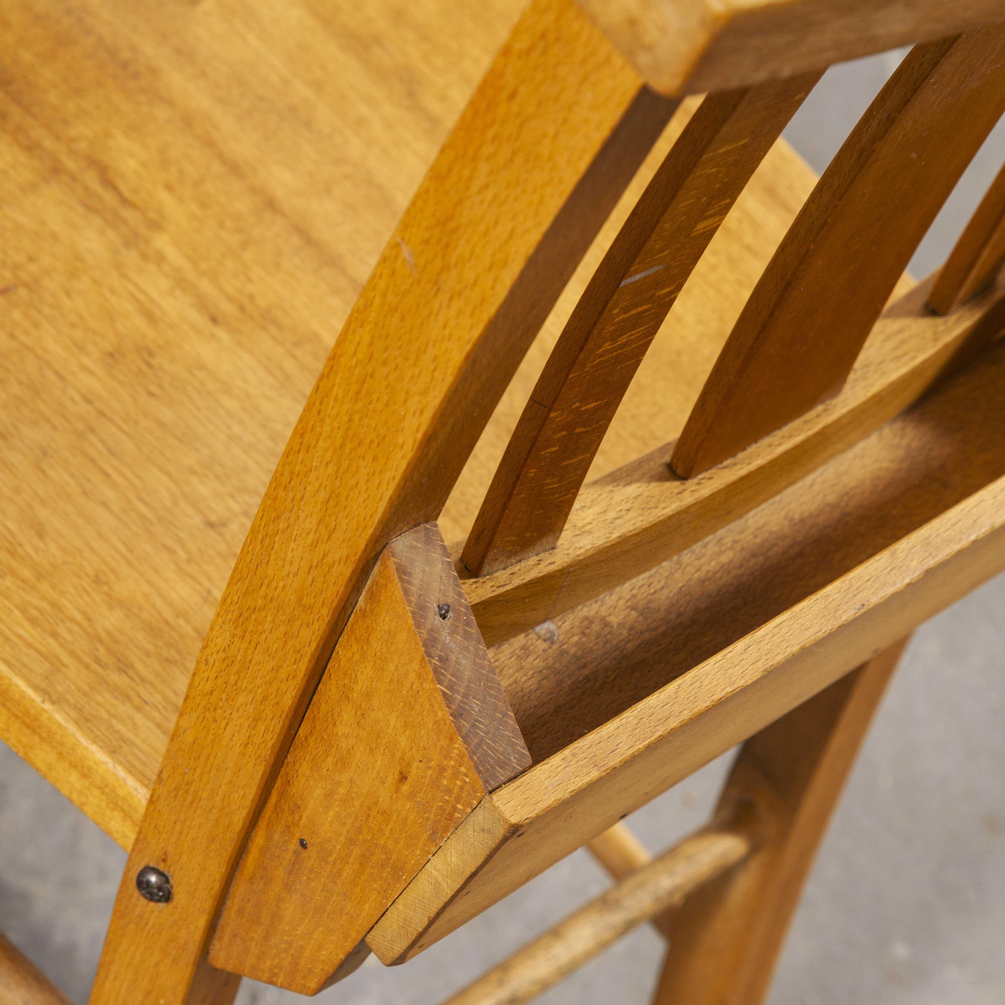 1960s British beech church – Chapel dining chairs – Set of six. England has a wondefully rich heritage for making chairs. At the height of production at the turn of the last century over 4500 chairs were being produced daily in the villages around