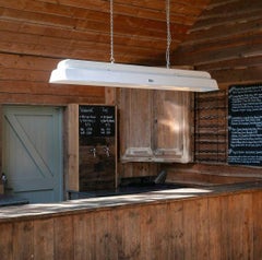 1960s British Industrial “Crysteel” Taskmaster Tube Light by Benjamin Electric