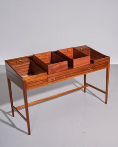 1960s British Tambour-door Executive Desk