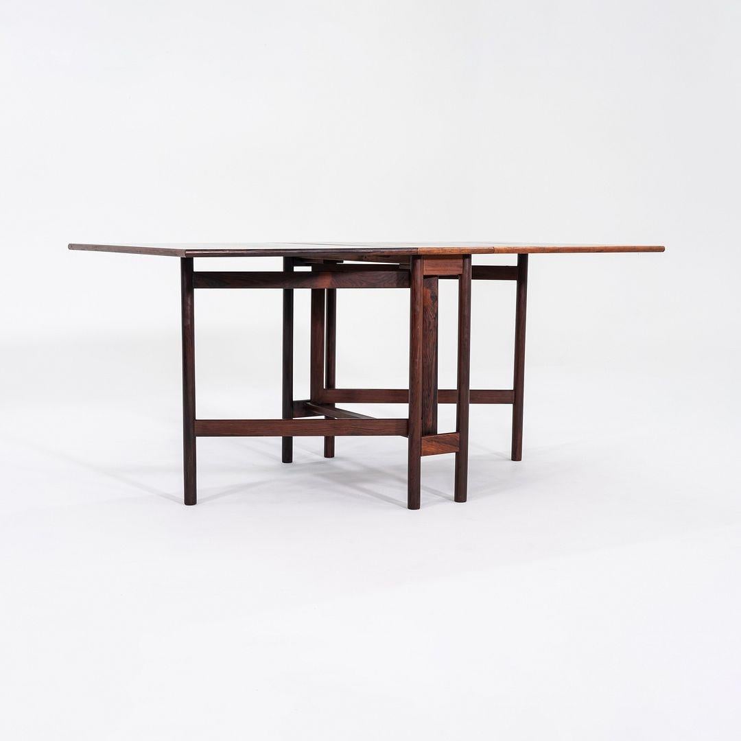 Table de salle à manger pliante Brode Blindheim pour Sykkylven Mobler des années 1960 Excellent état - En vente à Philadelphia, PA