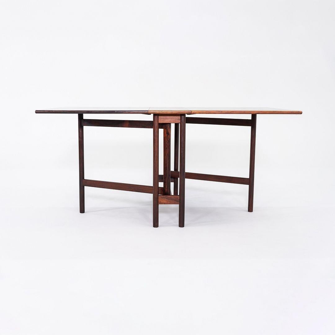 Milieu du XXe siècle Table de salle à manger pliante Brode Blindheim pour Sykkylven Mobler des années 1960 en vente