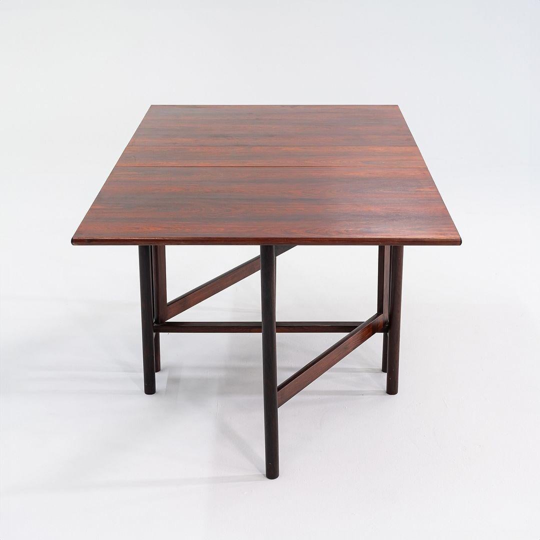 Table de salle à manger pliante Brode Blindheim pour Sykkylven Mobler des années 1960 en vente 1