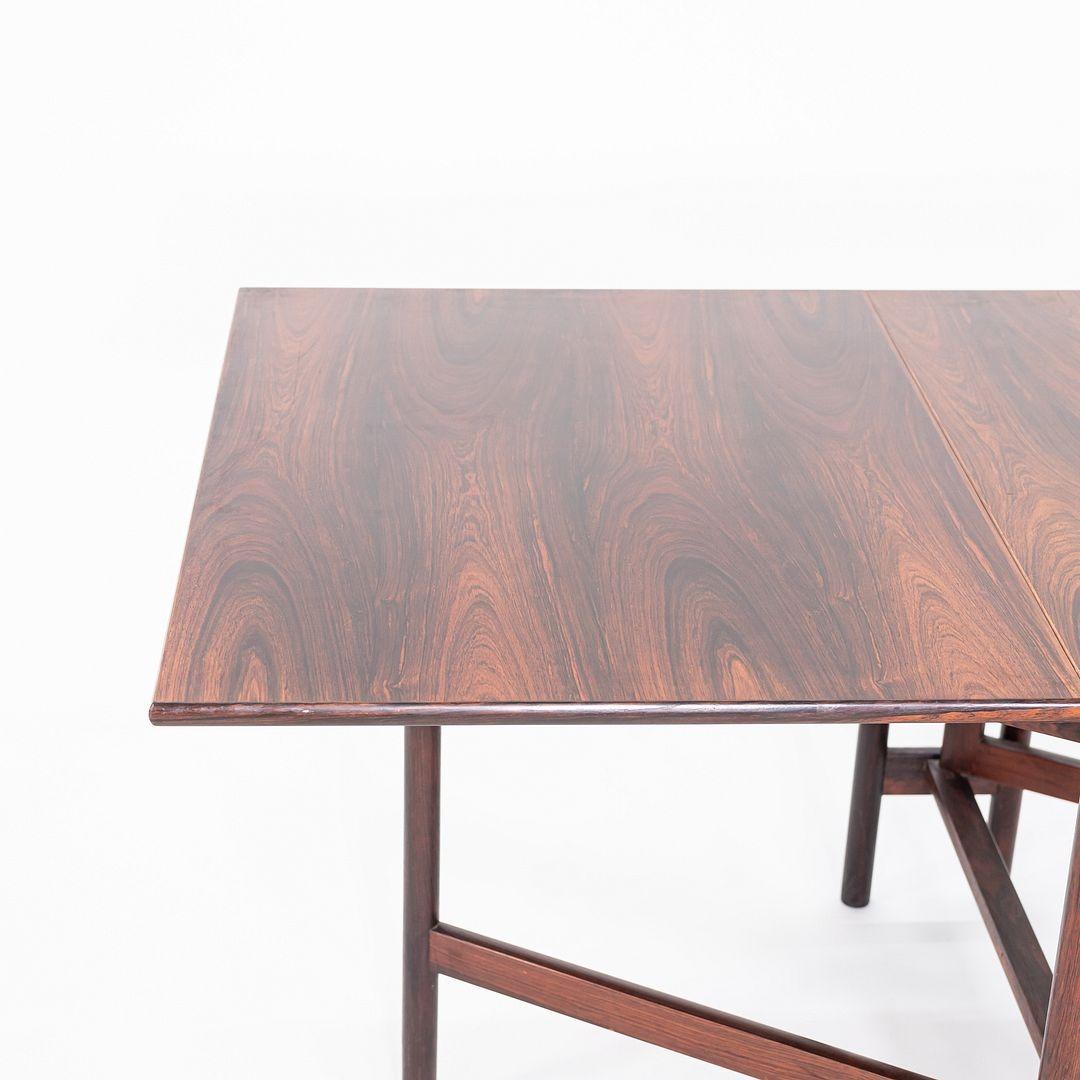 Table de salle à manger pliante Brode Blindheim pour Sykkylven Mobler des années 1960 en vente 3