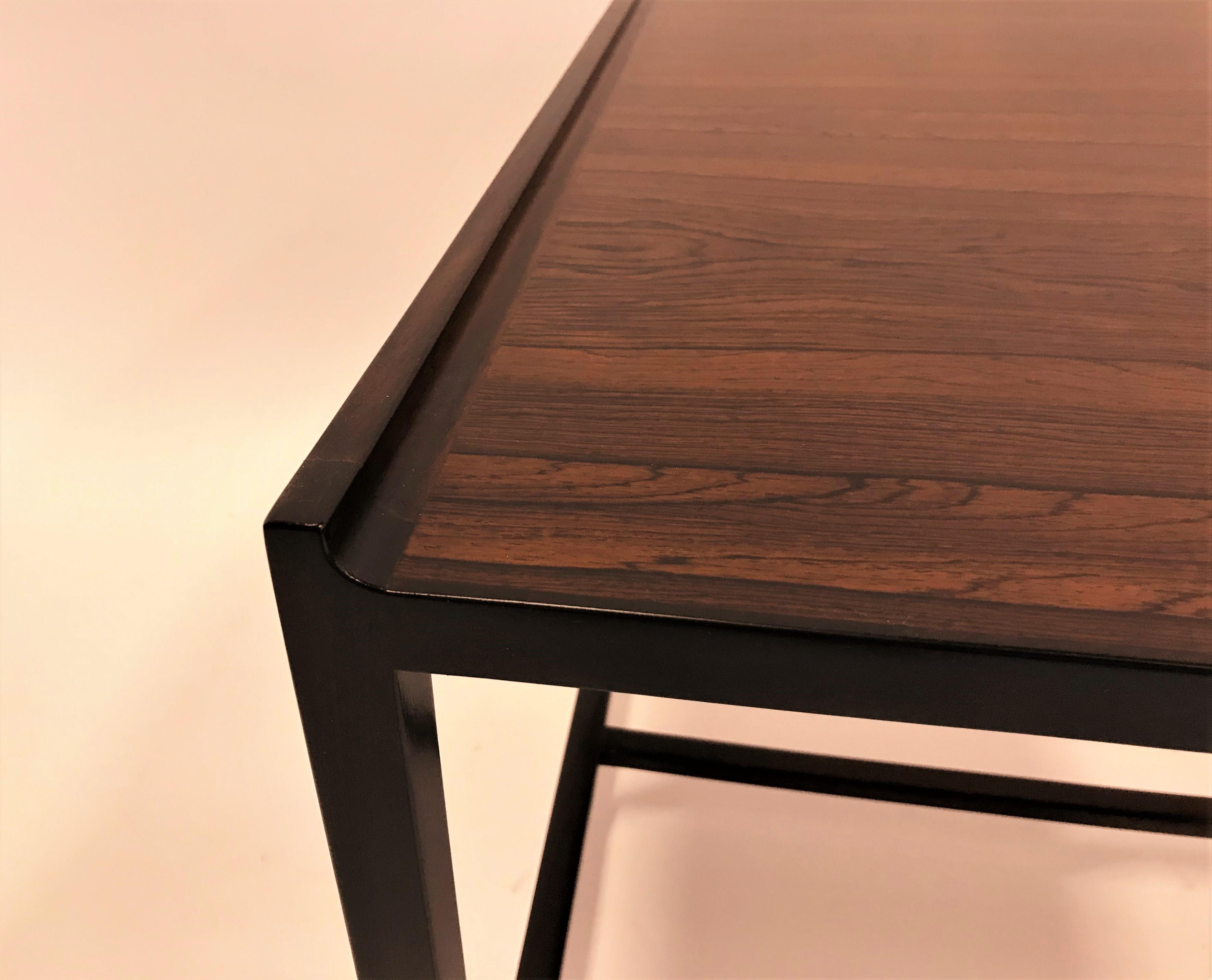 Scandinavian Modern 1960s Brode Blindheim Rosewood Palisander End Side Table 5
