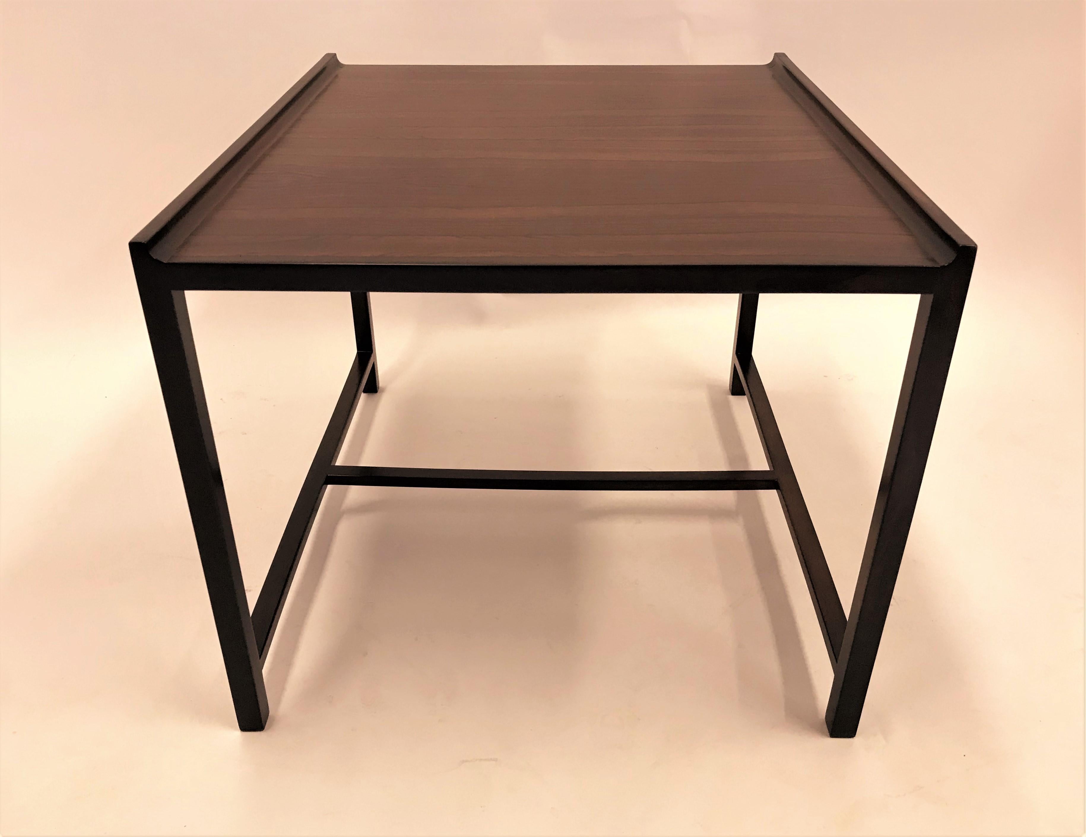 Scandinavian Modern 1960s Brode Blindheim Rosewood Palisander End Side Table In Good Condition In Miami, FL