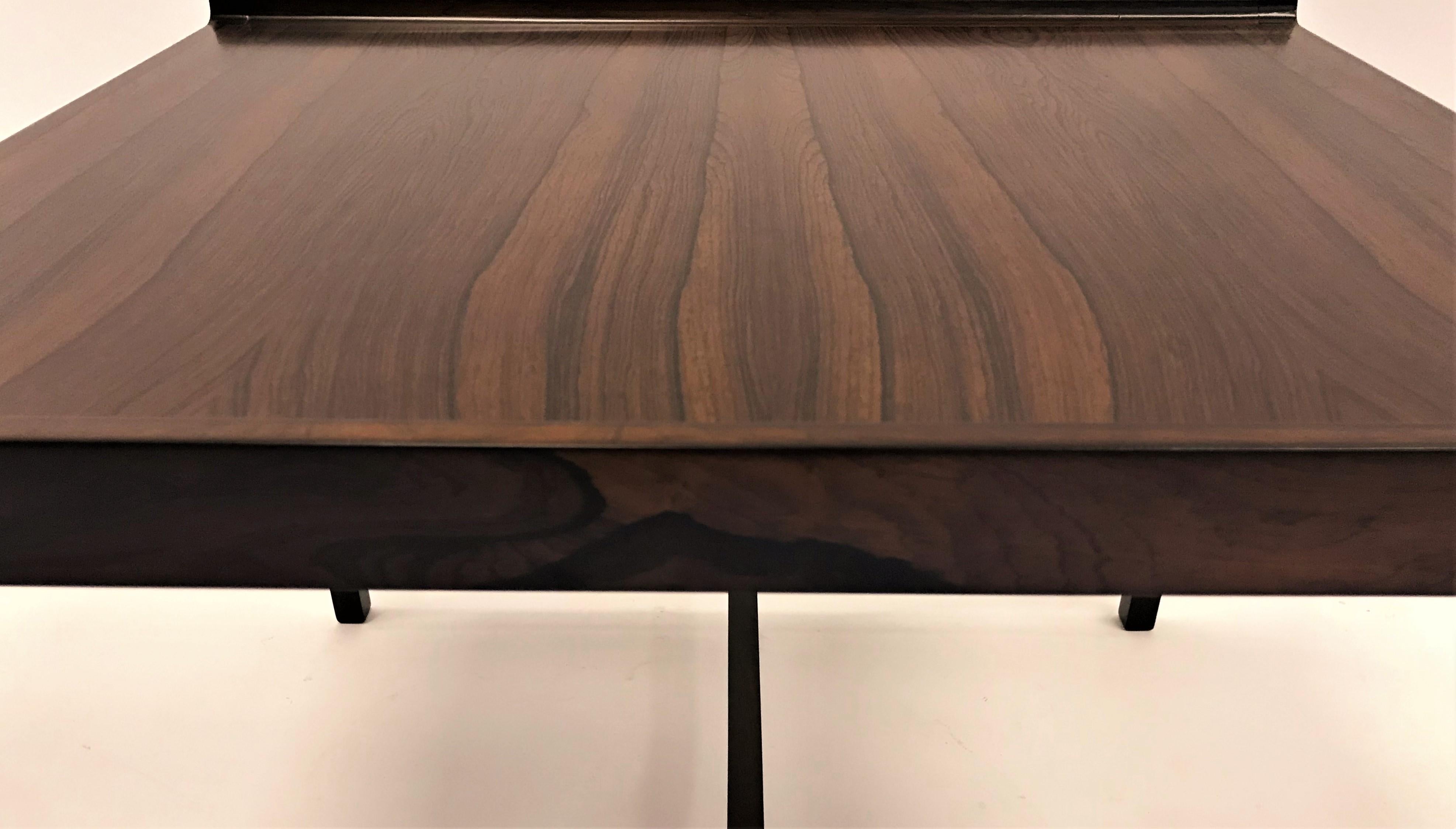 Scandinavian Modern 1960s Brode Blindheim Rosewood Palisander End Side Table 4