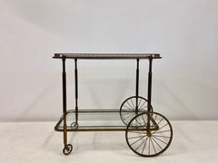 1960s Bronze Drinks Trolley or Bar Cart
